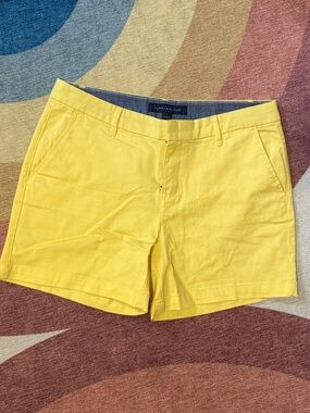 Tommy Hilfiger Women's Yellow Chino Shorts